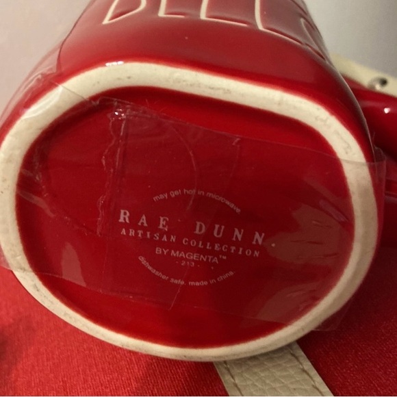Sale 3 for $38 ❤️ NWT Rae Dunn Jingle Bells topper mug - Picture 6 of 6